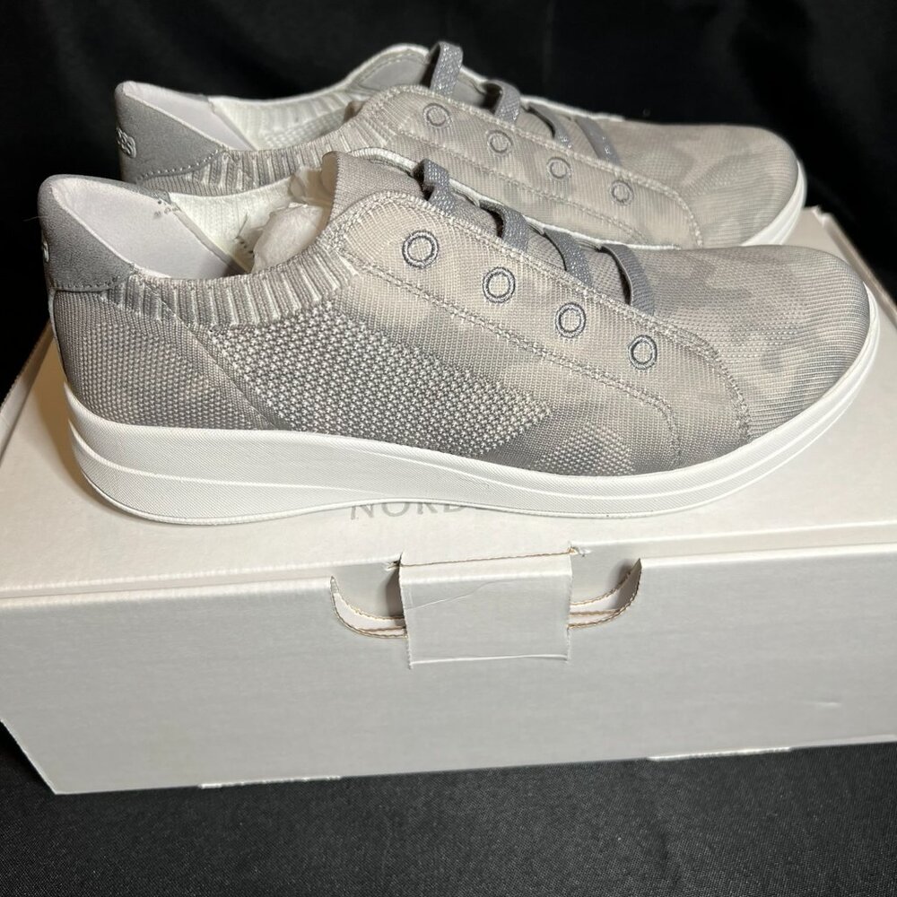 BZEES PREMIUM Golden Knit Washable Slip-on Sneakers